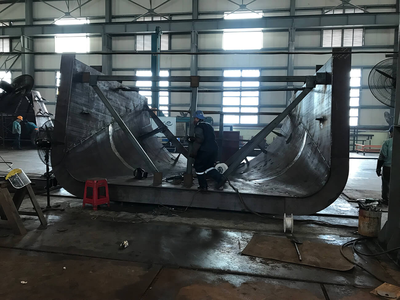 Stay ring - Spiral Casing Assembly - HydroPower Projects